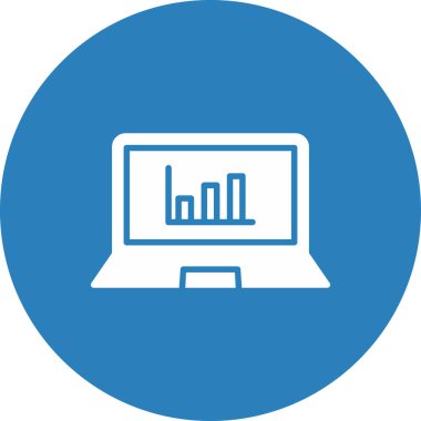 Analitik Düz Vektör Simgesi Tasarımı