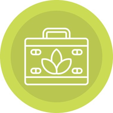 Bitki simgesinin vektör illüstrasyonu