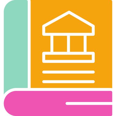 Bina. Web simgesi basit illüstrasyon