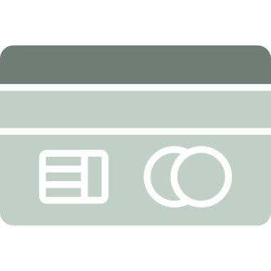 Kredi Kartı Basit Vektör Simgesi ResmiComment