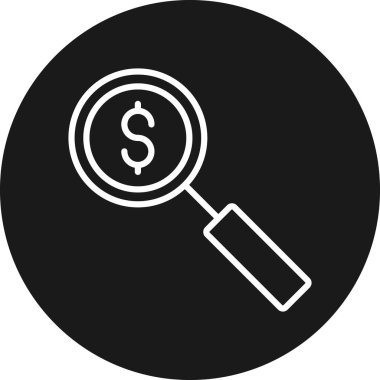 vektör para simgesi illüstrasyonu