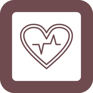 Modern kalp atışının vektör çizimi