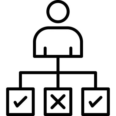iş vektörü simgesi modern basit vektör illüstrasyonu