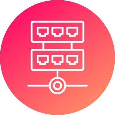 seo modern simgesinin vektör illüstrasyonu