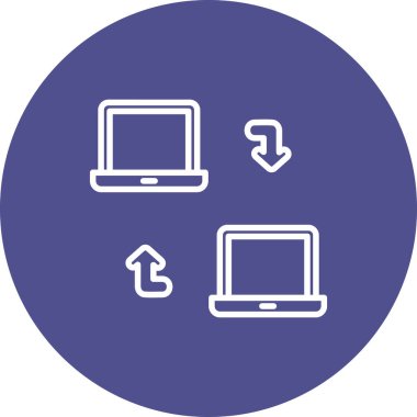 bilgisayar simgesi, vektör illüstrasyonu