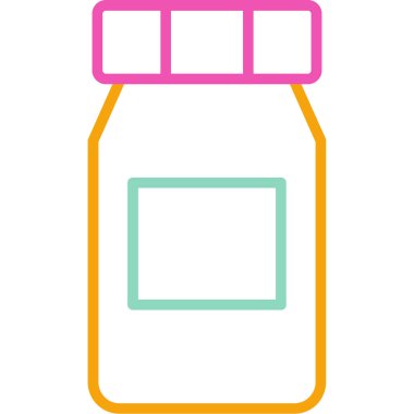 Modern gıda ikonunun vektör illüstrasyonu