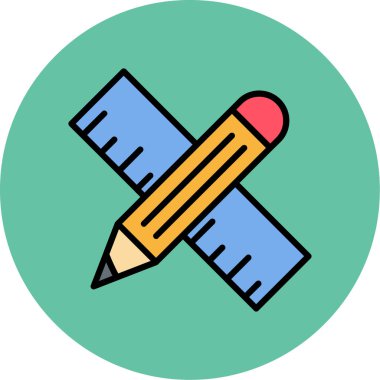 kalem simgesinin vektör illüstrasyonu