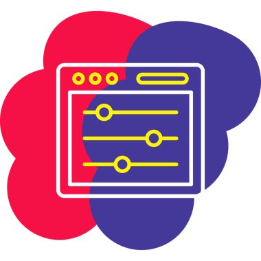 seo modern simgesinin vektör illüstrasyonu