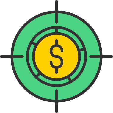 Para için. Web simgesi basit tasarım