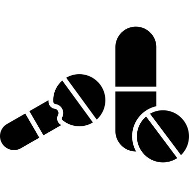 iki dambıl ikon vektör çizimi