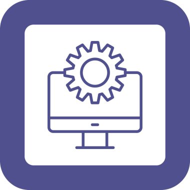 Ayarlama. Web simgesi basit illüstrasyon