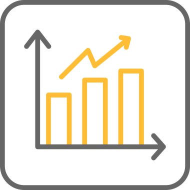 Çizelge. Web simgesi basit bir illüstrasyon. grafik