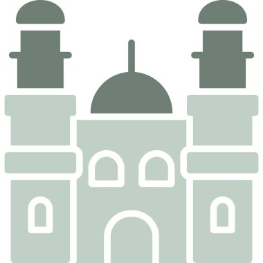 Cami inşa vektör simgesi
