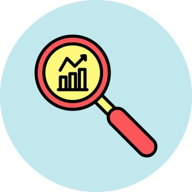 Ara. Web simgesi basit illüstrasyon