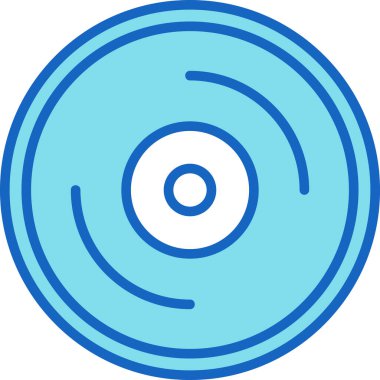 CD mi? Web simgesi basit tasarım