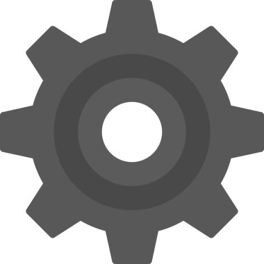 Çarklı dişli simgesi katı stil