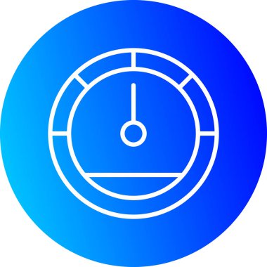 Hız göstergesi simgesinin vektör illüstrasyonu