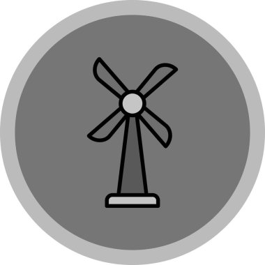 vektör fan simgesi illüstrasyonu