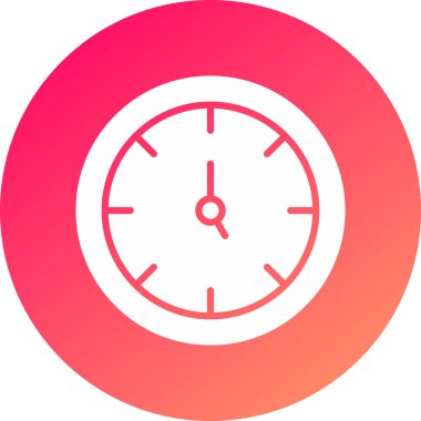 Saat. Web simgesi vektör illüstrasyonu