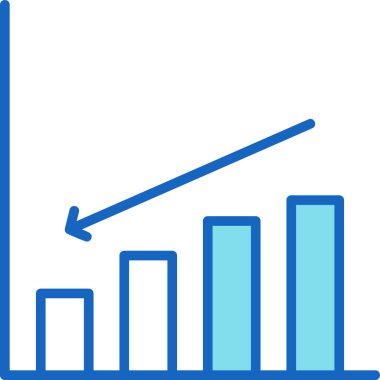 Bar çizelgesi. Web simgesi basit illüstrasyon