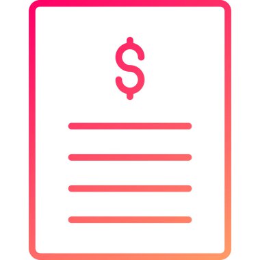 Dolar simgesi vektör illüstrasyonu