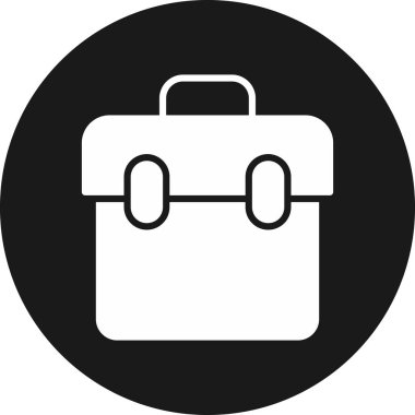 Çanta. vektör simgesi basit resimleme