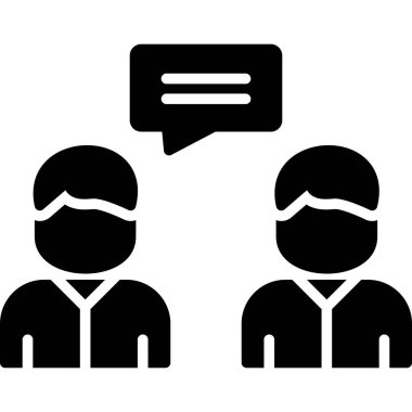 İnsan simgesinin vektör illüstrasyonu