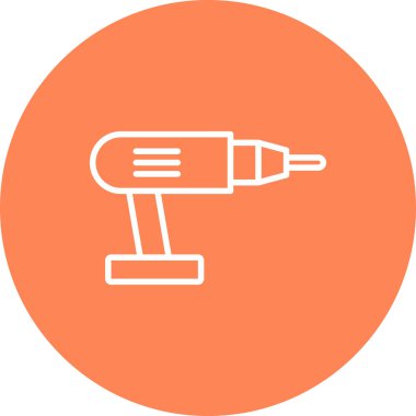 matkap simgesinin vektör illüstrasyonu