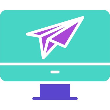 Posta simgesinin vektör illüstrasyonu