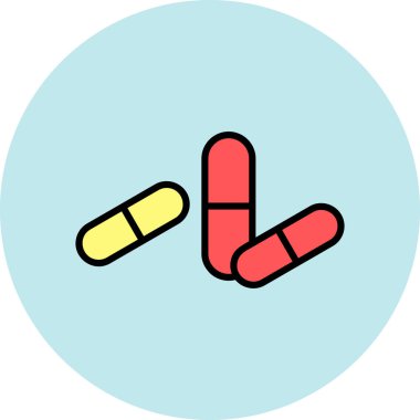 İlacın vektör illüstrasyonu