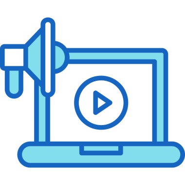 video simgesi vektör illüstrasyonu