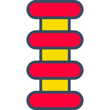 çit simgesi, vektör çizimi