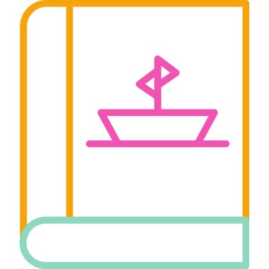 Tekne. Web simgesi basit illüstrasyon