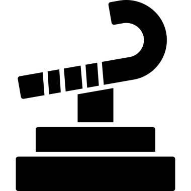 Uydu anten glif simgesi