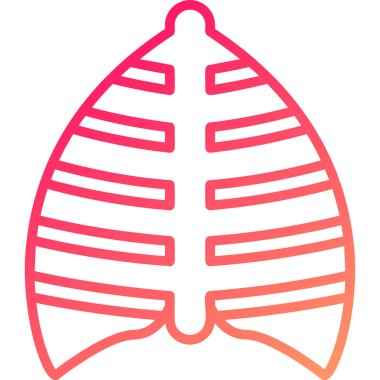 Bir yaprak simgesinin vektör illüstrasyonu