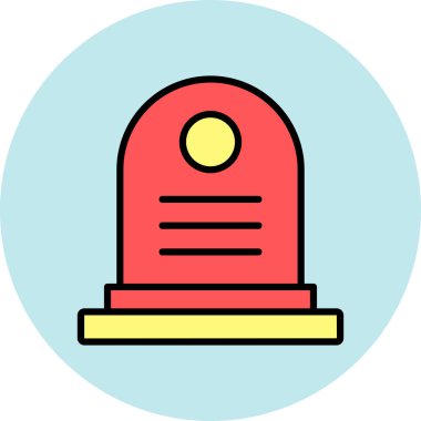 Zil. Web simgesi basit illüstrasyon