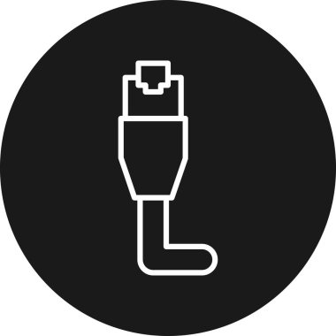 usb simgesinin vektör illüstrasyonu