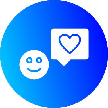 Vektör iletisi Simgesi illüstrasyonu