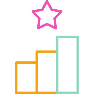 Grafik. Web simgesi basit illüstrasyon