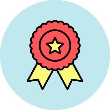 Ödül. Web simgesi basit illüstrasyon