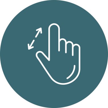 el simgesi vektör illüstrasyonu