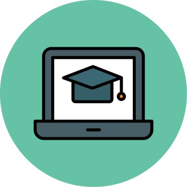 Bilgisayar. Web simgesi basit illüstrasyon