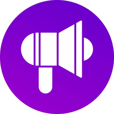 Hoparlör Basit Vektör Simgesi İllüstrasyonu