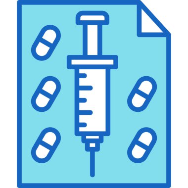 enjeksiyon ikonu modern vektör illüstrasyonu