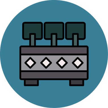 Modern b 'nin vektör illüstrasyonu eksik simgesi