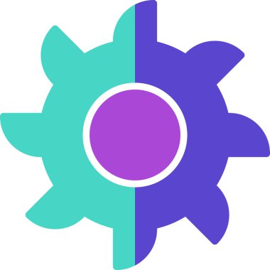 çiçek çiçek web simgesi basit vektör