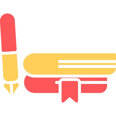 Fırçalı bir kalemin vektör çizimi