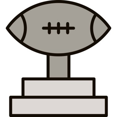 futbol ikonu vektör illüstrasyonu