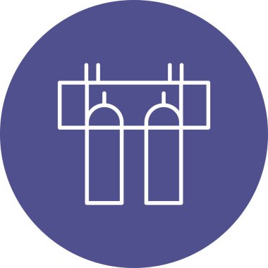 Modern b 'nin vektör illüstrasyonu eksik simgesi