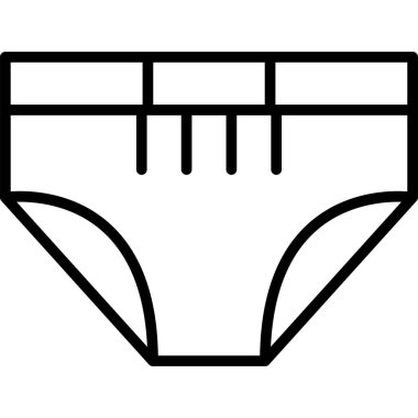 pantolon simgesi vektör illüstrasyonu